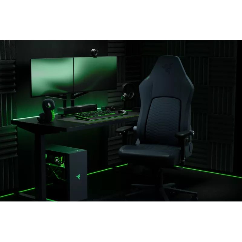 Silla gaming ergonómica Razer con Breathable Comfort | Iskur V2 NewGen | negro