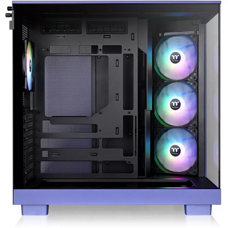 View 380 XL TG ARGB, caja torre violeta, cristal templado x 2