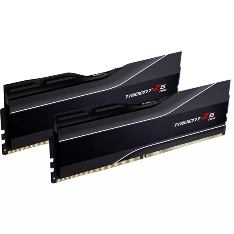 DIMM 64 GB DDR5-6000 (2x 32 GB) Dual-Kit, memoria RAM negra, F5-6000J3238G32GX2-TZ5N, Trident Z5 NEO, AMD EXPO