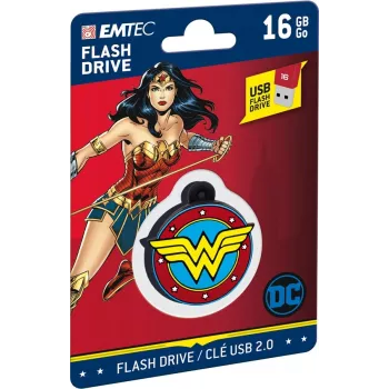 Memoria USB EMTEC Wonder Woman Collector 16 GB USB Type-A 2.0 multicolor