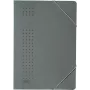 Carpeta de gomas ELBA chic de cartón, A4, antracita (33470 AZ) (33470 AZ)