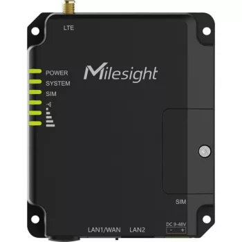 Router industrial Milesight UR32 Lite 4G LTE – router móvil compacto para conexión M2M/IoT