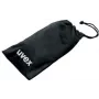Uvex 9954355 bolsa de microfibra para gafas de protección, negra