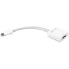 Adaptador USB, conector macho USB-C > conector hembra DisplayPort (Blanco, 11 cm)