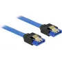 Cable SATA DeLOCK 84980 0,7 m SATA 7-pin negro azul