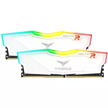 DIMM 16 GB DDR4-3200 (2x 8 GB) Dual-Kit, Memoria Blanco, TF4D416G3200HC16FDC01, Delta RGB, INTEL XMP