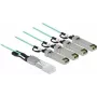 Cable óptico activo QSFP+ a 4 x SFP+ 3 m DeLOCK 84058