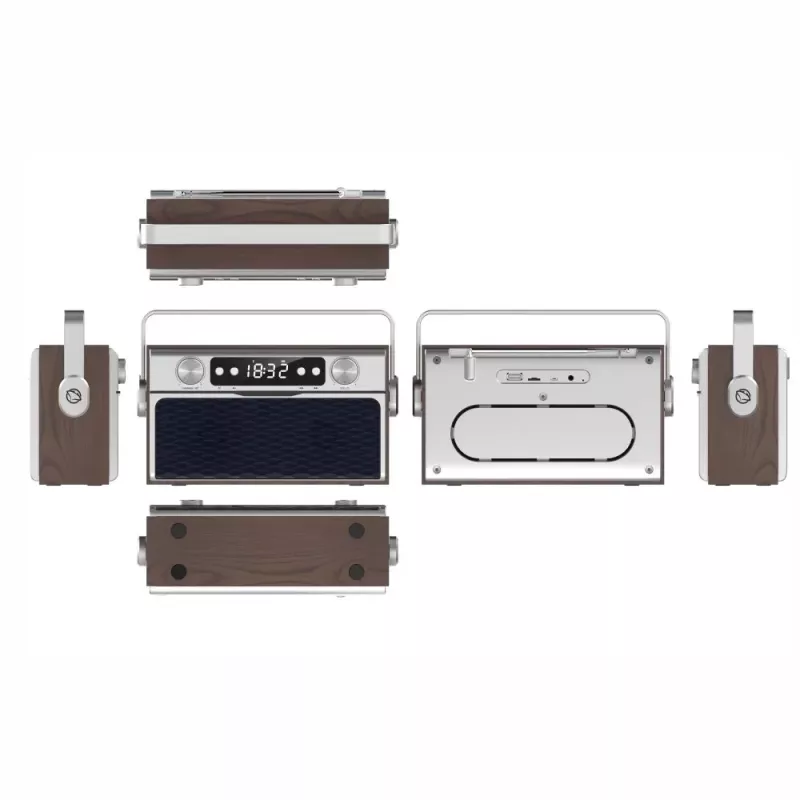 Radio portátil MANTA RDI917PRO con Bluetooth y reproducción USB