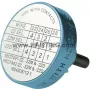 Casquillo de posicionamiento Harting 09 99 000 0531 azul