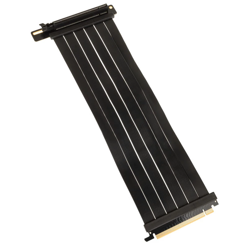 Cable riser Kolink PCI Express 5.0 x16 a x16, 90 grados, negro – 30 cm