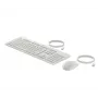 HP 225 G2 Combo de ratón y teclado con cable USB, tecla Copilot – Cashmere White – ESTONIO