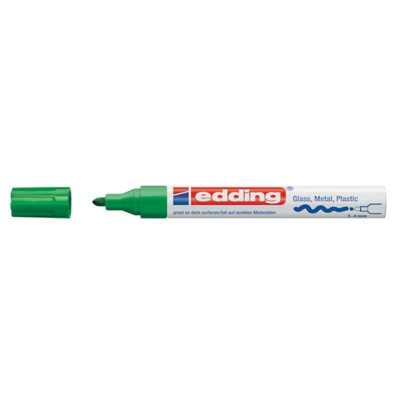 Rotulador Edding 750 verde