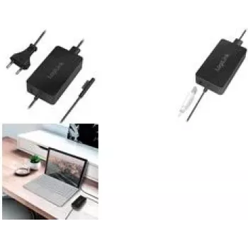 Logilink - Fuente de alimentación - AC 100-240 V - 38,7 vatios - para Microsoft Surface Book, Laptop, Pro (mediados de 2017), Pro 3, Pro 4, Pro 6 (PA0197)