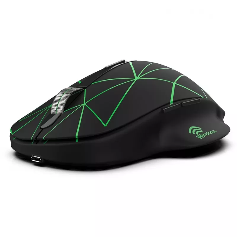 Cian Technology GmbH INCA ratón IWM-551 inalámbrico 1600 DPI pila USB-C negro retail - ratón - 1.600 dpi