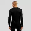 Odlo BL TOP Cuello redondo manga larga ACTIVE WARM ECO Camiseta de hombre, talla M, negra