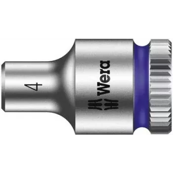 Wera 8790 HMA inserto de llave de vaso hexagonal, 4 mm, accionamiento de 1/4 in