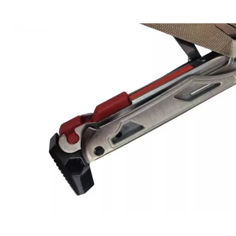Multitool AZYMUT Giewon FS Fire Starter multiusos con 19 herramientas, piedra de fuego, silbato, funda de cinturón (H2038A)
