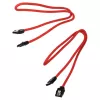 Corsair CC-8900254 Premium Sleeved cable SATA, SATA (M) a SATA (M), 60 cm, rojo (2 uds.)