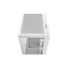 Caja de PC DeepCool CG580 4F V2 Midi Tower Blanca — ATX, cristal templado, 3 ventiladores laterales de 120 mm, soporte para radiador lateral de 360 mm