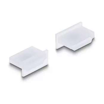 Cubierta para cable DeLOCK 64169 HDMI A conector hembra sin tirador transparente 10 uds.
