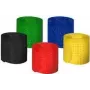MEDIARANGE MRCS302 - bridas con cierre de velcro - nailon - negro - azul - verde - rojo - amarillo - 21,5 cm - 16 mm - 5 unidad(es)