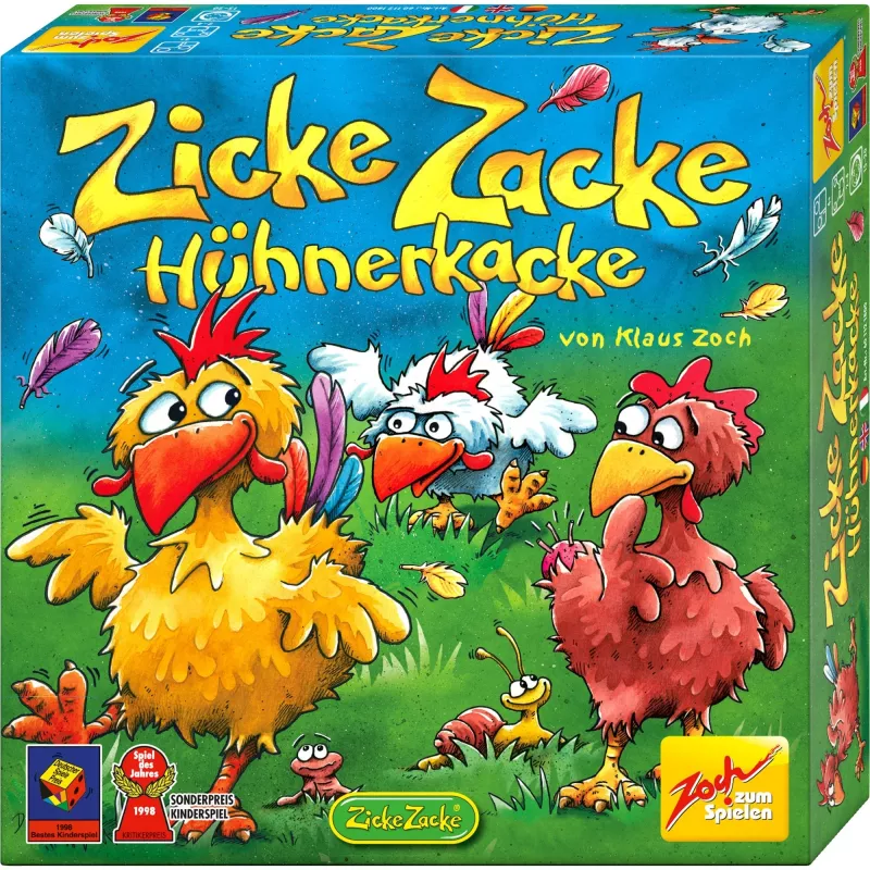 Zicke Zacke Chicken Cha Cha Cha, juego de mesa juego infantil del año 1998