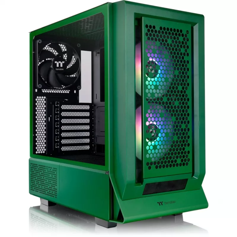 Ceres 350 MX, caja de torre verde oscuro, cristal templado x 2