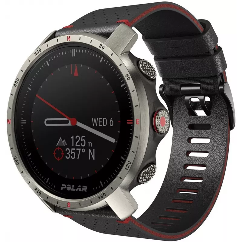 Polar Grit X Pro Titan 90085777 smartwatch deportivo, talla de correa M/L, GPS, cristal de zafiro, 346 mAh