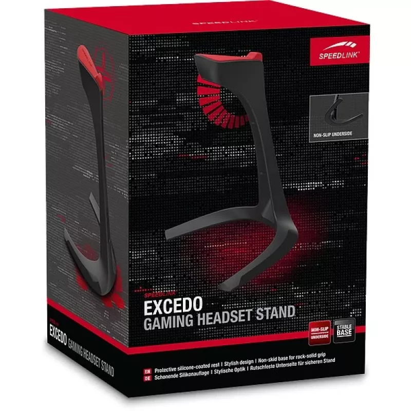 Speedlink Excedo Soporte para auriculares, negro (SL-800900-BK)