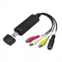Capturadora USB 2.0 de audio/vídeo LogiLink. USB A/M a 3xCinch + MiniDIN5/H. Negro