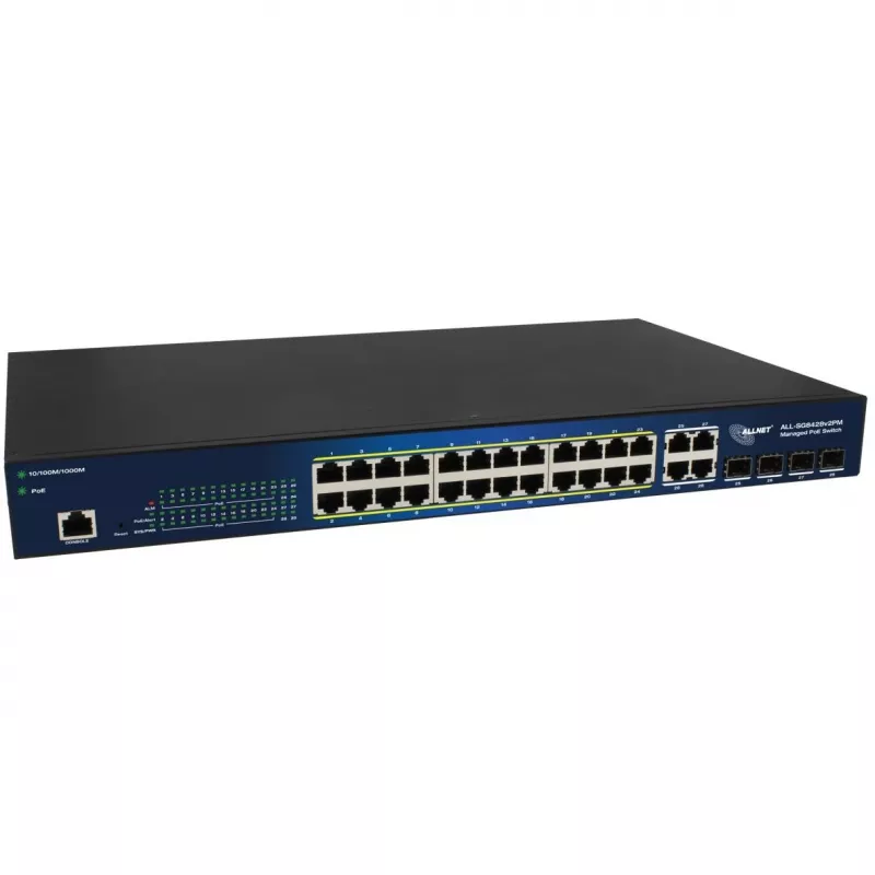 Switch gestionado ALLNET ALL-SG8428V2PM 24 puertos Gigabit Ethernet PoE