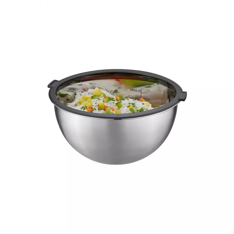 GEFU 89430 Set de recipientes redondos 8 L acero inoxidable 1 ud.