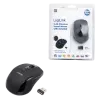 LogiLink Ratón óptico inalámbrico 2,4 GHz Mini - Ratón - óptico - 3 botones - inalámbrico - 2,4 GHz - receptor inalámbrico (USB) - Negro (ID0031)