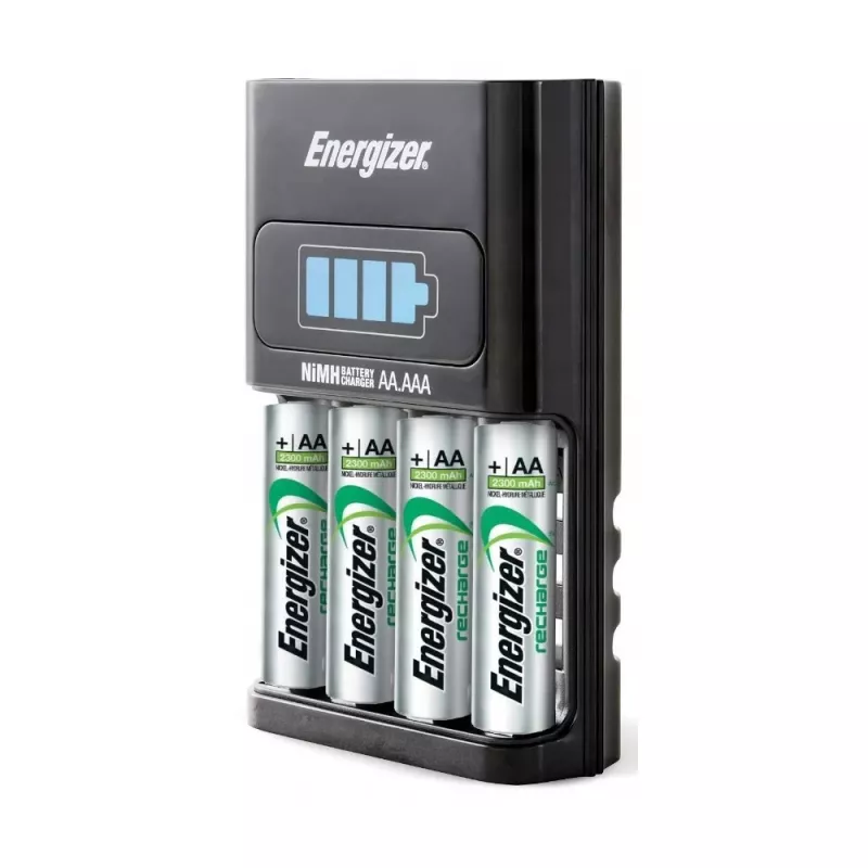 Energizer Cargador de baterías Ni-MH 1 hora + 4 x R6/AA 2300 mAh