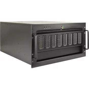 Carcasa rackmount de 19 pulgadas INTER-TECH IPC 6U-6606 — chasis 6U para equipos de red profesionales