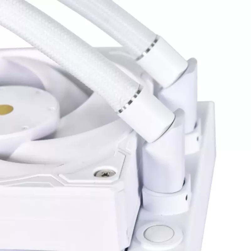 Refrigeración líquida todo en uno Lian Li Galahad II Trinity 12 cm blanca