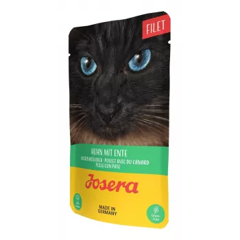 JOSERA Filete de pollo con pato - Comida húmeda para gatos - 70 g