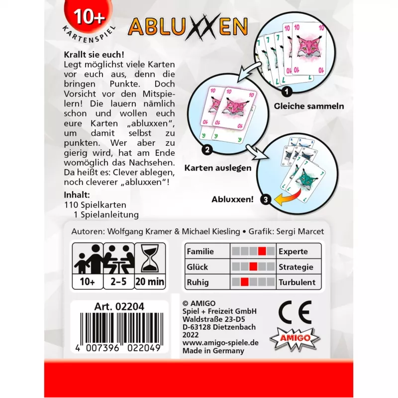 Amigo 02204 juego de mesa Abluxxen 20 min.