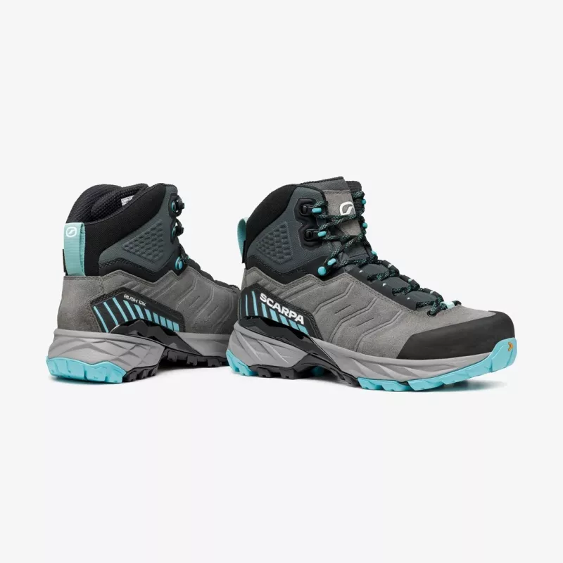 Scarpa Rush TRK GTX Woman zapatillas de senderismo para mujer, talla 38, Midgray/Aqua