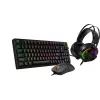 Set gaming Yenkee YGS 03 ECLIPSE 3 en 1 (teclado, ratón, auriculares con micrófono)