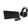 Set gaming Yenkee YGS 03 ECLIPSE 3 en 1 (teclado, ratón, auriculares con micrófono)