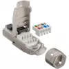 Goobay conector macho RJ45 CAT 8.1 STP apantallado, montable en campo (61130)