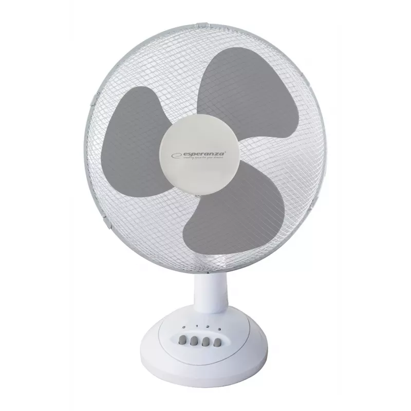 Esperanza EHF003WE, ventilador de mesa de 12'' , blanco y gris