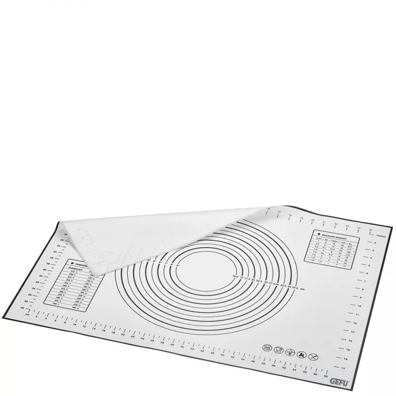 Mantel de horno GEFU PAD — silicona, marfil, 500 × 700 mm