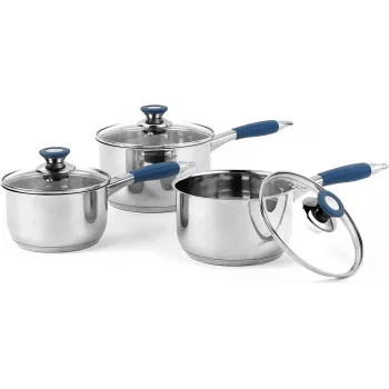 Set de batería de cocina Russell Hobbs RH01178EU 3 piezas, azul