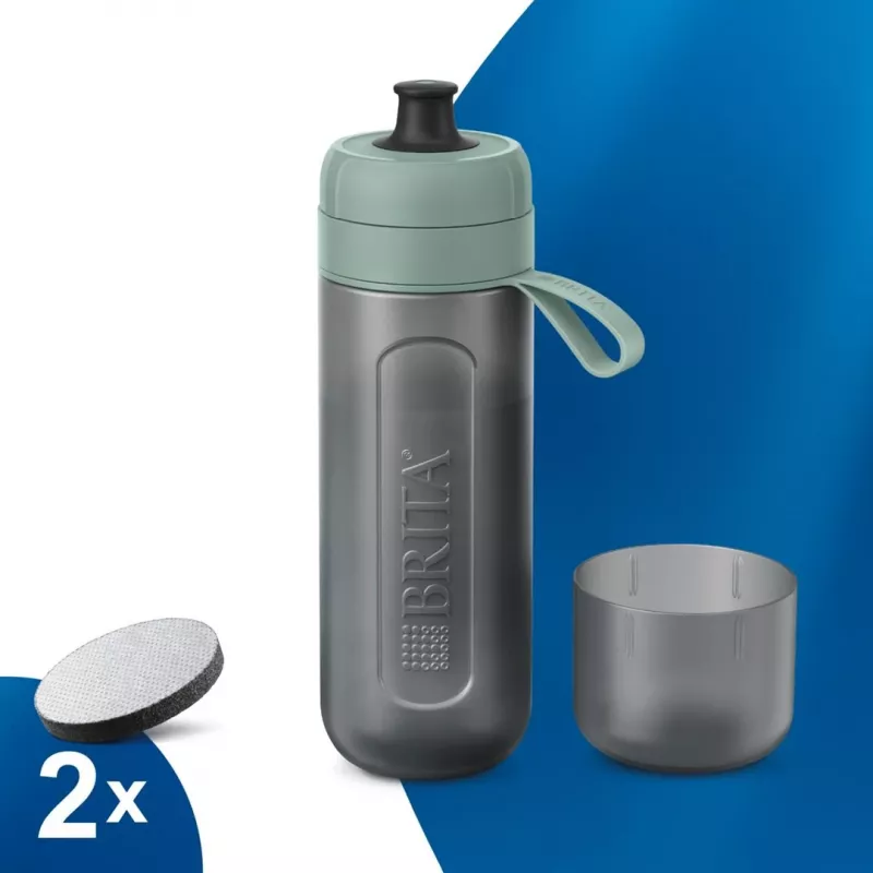 Botella filtrante Brita Active 0,6 l verde pastel