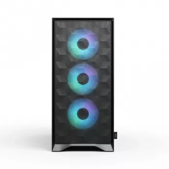 Caja para PC Fractal Design Pop 2 Air negro TG RGB Midi Tower – ATX/Micro-ATX/Mini-ITX, 3x120mm frontales, 1x120mm trasero, bahías de 2,5