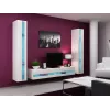 Estantería Cama VIGO NEW 180/40/30 blanco/blanco brillo
