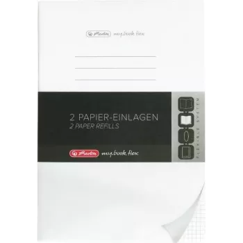 Cuaderno Herlitz my.book A5 40 hojas negro blanco