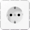 Caja empotrable JUNG CD 1520 WW, Caja de conexión empotrable para tomas de corriente Type F, blanca